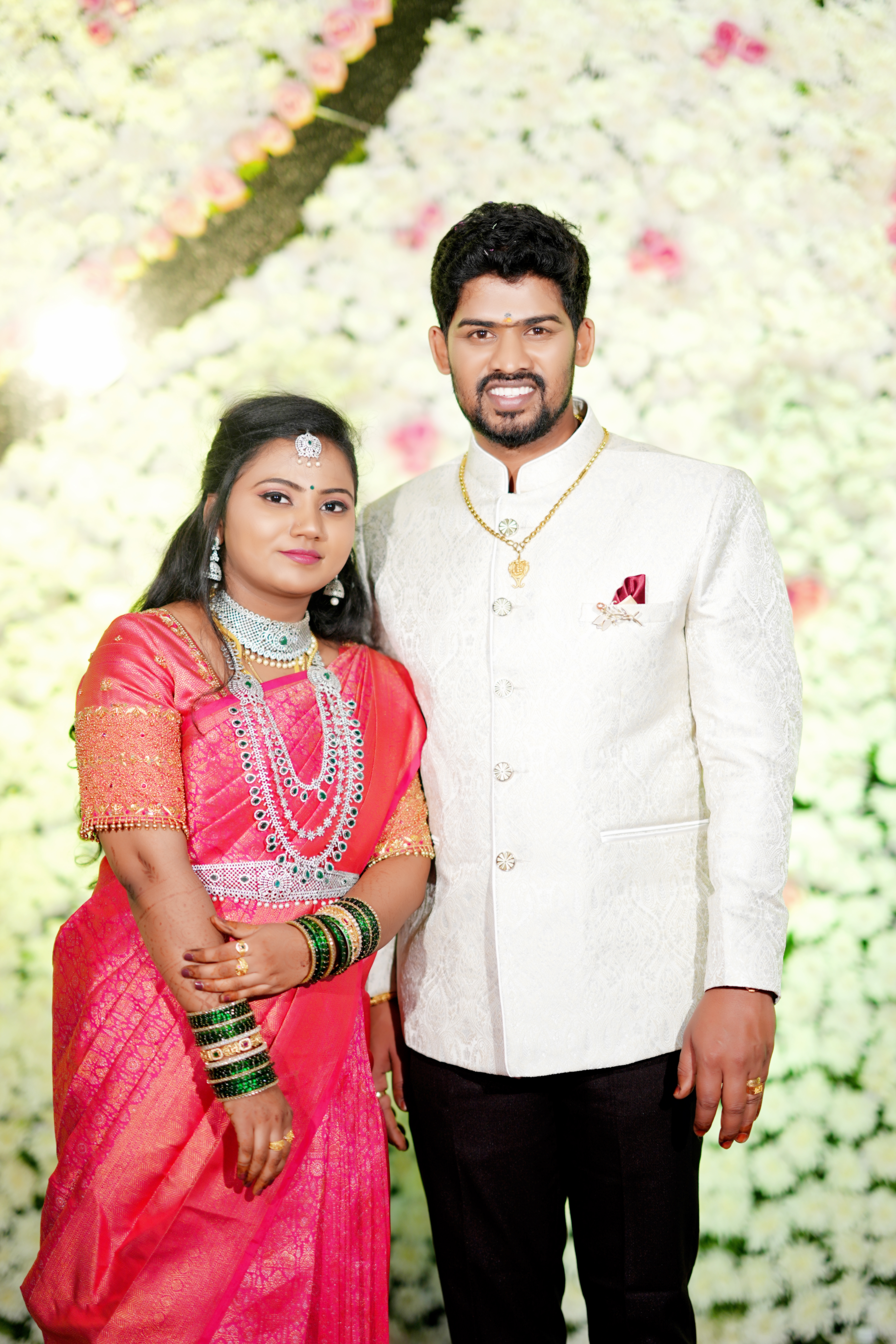 Wedding moment captured with cinematic style